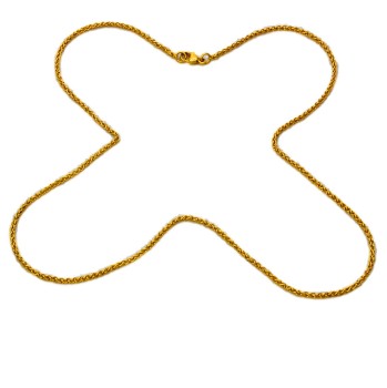 18ct gold 5.9g 18 inch Spiga Chain